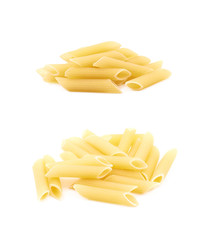 Sticker - Dry penne pasta isolated