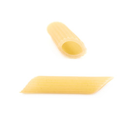 Sticker - Dry penne pasta isolated