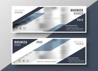 two corporate professional business banners design