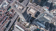 © Bob - Aerial View of business area and cityscape in west Nanjing road, Jing`an district, Shanghai