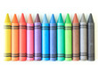 crayon drawing border multicolored background