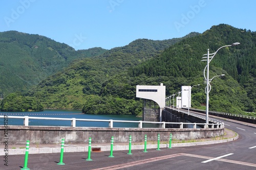 竜門ダム  ダム天端道路