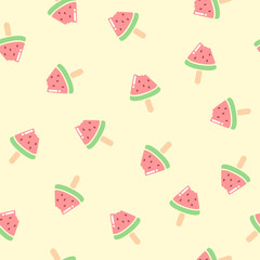 Wall Mural - Watermelon on stick random pattern