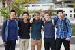 © Monkey Business - Portrait Of Male High School Students Outside College Buildings