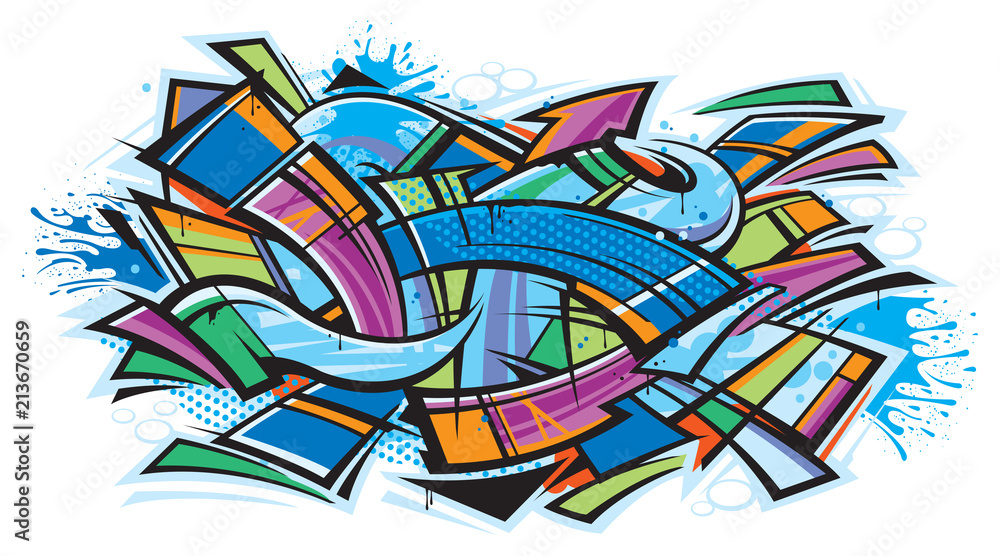 Graffiti art - obrazy, fototapety, plakaty 