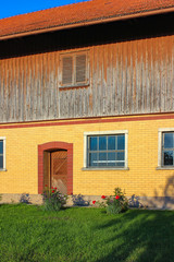 Wall Mural - stable building facade