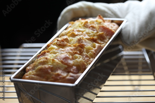 桃のパウンドケーキ Stock 写真 Adobe Stock