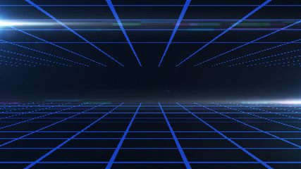 digital blue background