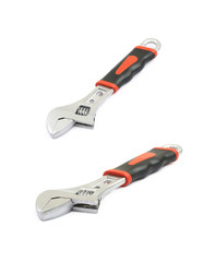 Adjustable wrench tool isolated