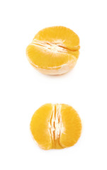 Poster - Peeled orange isolated