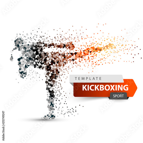 Fototapety Kickboxing  sportowiec-kopie-ilustracja-kropka-sportu-wektor-eps-10
