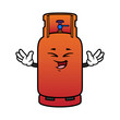 © siridhata - Cartoon Laughing Gas Cylinder Character