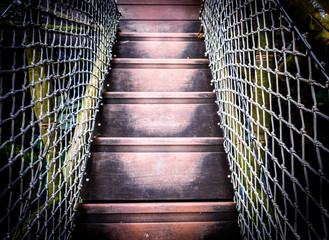 Canvas Print - old staircase