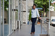 © AS Photo Family - African american girl posed outdoor of steets city.