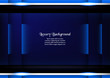 Abstract blue background in premium concept with copy space.Template design for cover, business presentation, web banner, wedding invitation and luxury packaging.