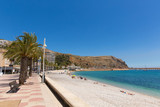 Fototapeta Paryż - Jávea Spain beautiful beach located south-east of Denia also known as Xabia