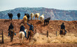 Ranchers herding cattle, Southern Utah