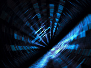 Wall Mural - surreal tunnel - abstract digitally generated image