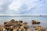 Fototapeta Las - The Comfortable Blue Sea of Guam