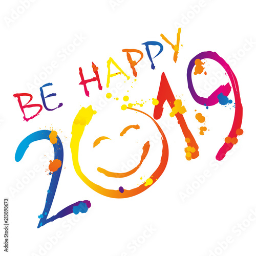 Happy 2019 >> Be Happy 2019 Wektor Buy This Stock Vector And Explore Similar Happy 2019 >> Be Happy 2019 Wektor Buy This Stock Vector And Explore Similar