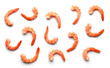 pattern of boiled prawns