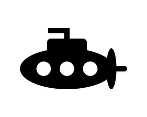 Canvas Print - submarine vehicle transportation transport image vector icon logo