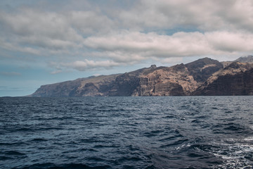 Fototapete - Great view of Los Gigantes mountain cliff in Tenerife, Spain.