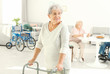 © Africa Studio - Senior woman with walkers in care home