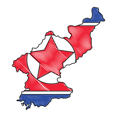 Sticker - North korea design