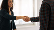 © Jacob Lund - Businesswoman shaking hand with a business partner