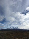 Fototapeta Tęcza - Blick auf Berge, New Zealand