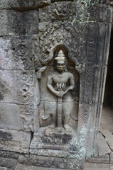 Wall Mural - cambodia ancient hindu temple angkor ruins stone asia