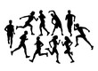 © martinussumbaji - Runners Running Silhouettes, art vector design