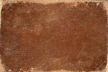 Vintage Brown Book Cover. Canvas Texture. Use For Background.