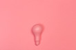 Pink pastel Light bulb