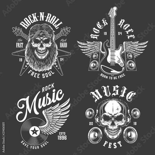 Rock and roll emblems