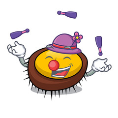 Sticker - Juggling sea urchin mascot cartoon