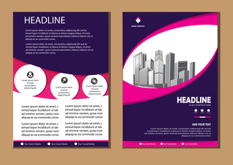 template, layout, cover, brochure, flyer, annual report for design background company