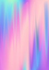 Wall Mural - Holographic fluid colors gradient texture vector dynamic background.