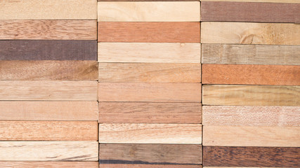 wood specimen from different tropical hardwood that grow in Indonesia. seamless wood parquet texture. natural background