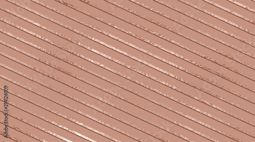 Fotografía Vector horizontal background with rose gold glossy diagonal stripes