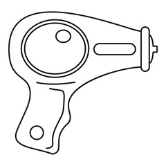 Poster - Water pistol icon. Outline water pistol vector icon for web design isolated on white background