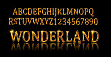 Wonderland Font. Fairy ABC