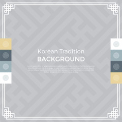 Wall Mural - Korean traditional background & banner
