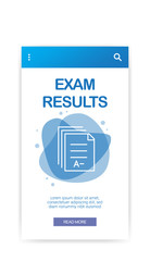 Wall Mural - EXAM RESULTS INFOGRAPHIC