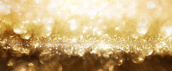 Aufkleber - Festive golden background