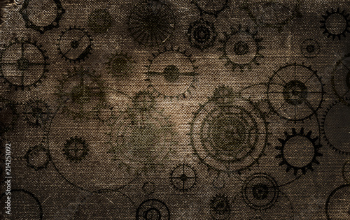 vintage-steampunk-tlo-kol-zebatych-i-narzedzi-na-stary-papier-plotnie-grunge