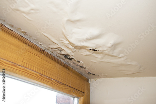 Cuadros en Lienzo water damaged ceiling next to window