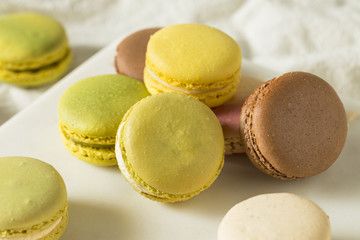 Sticker - Colorful Homemade Sweet French Macarons