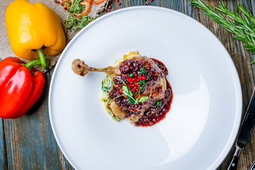 Wall Mural - Duck leg confit